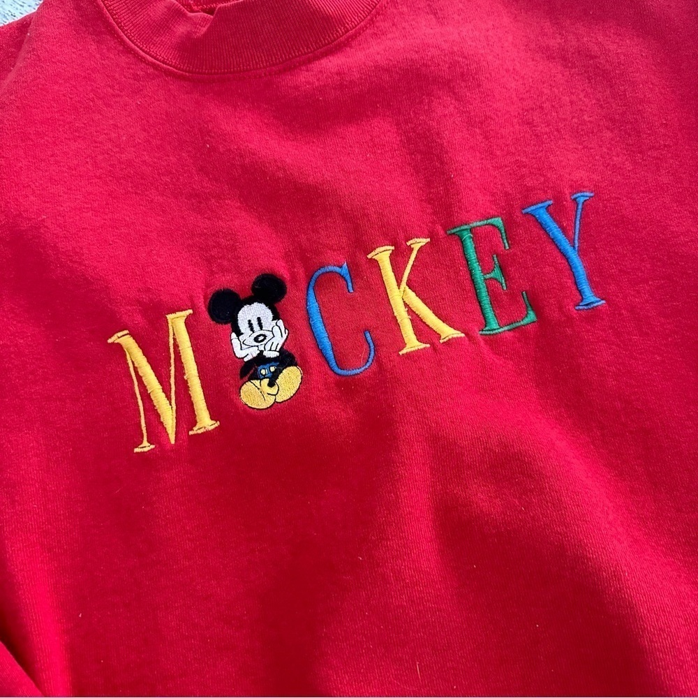 Vintage 90’s Disney Mickey Mouse Crewneck Sweatshirt - Picture 4 of 7